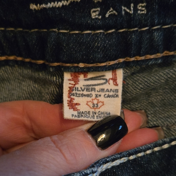 Like New Silver Women's Jeans - Picture 9 of 10